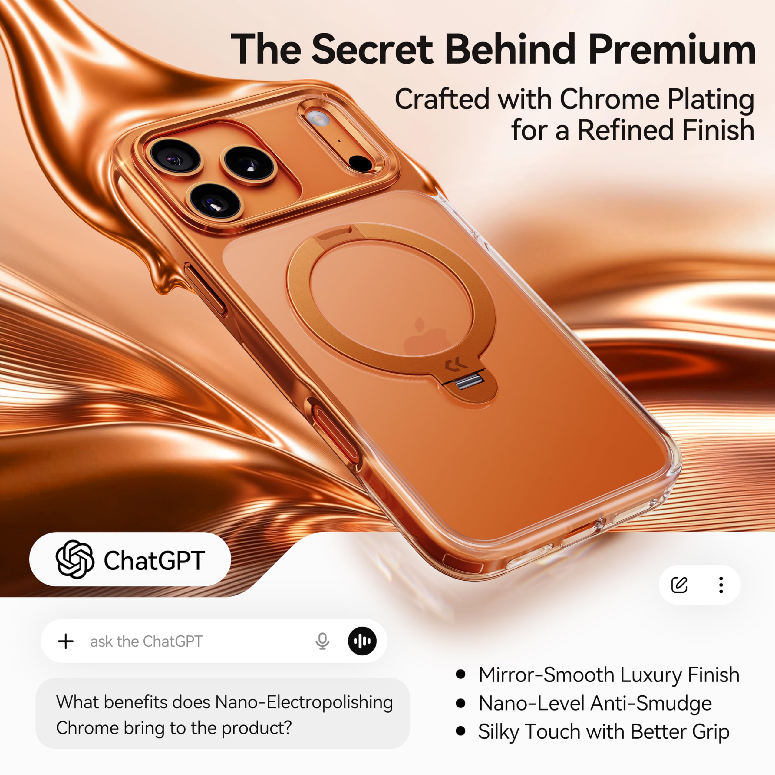 Amazon.com: CASEKOO 360 Spin Magnetic Stand for iPhone 17 Pro Case